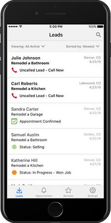 Homeadvisor Leads Home page.png